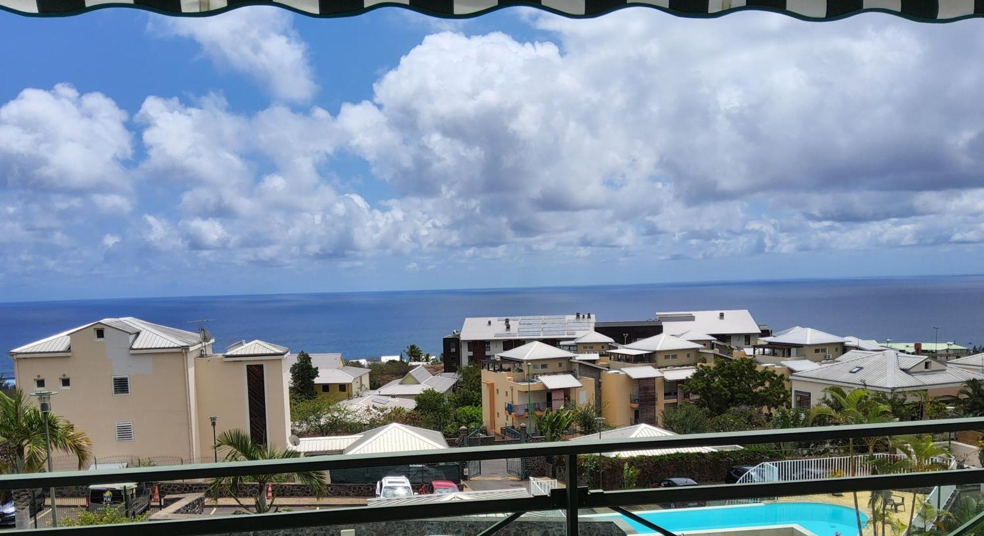Апартаменты Beau T3 Litchi Vue Ocean Piscine Сен-Жиль-ле-Бэн Экстерьер фото